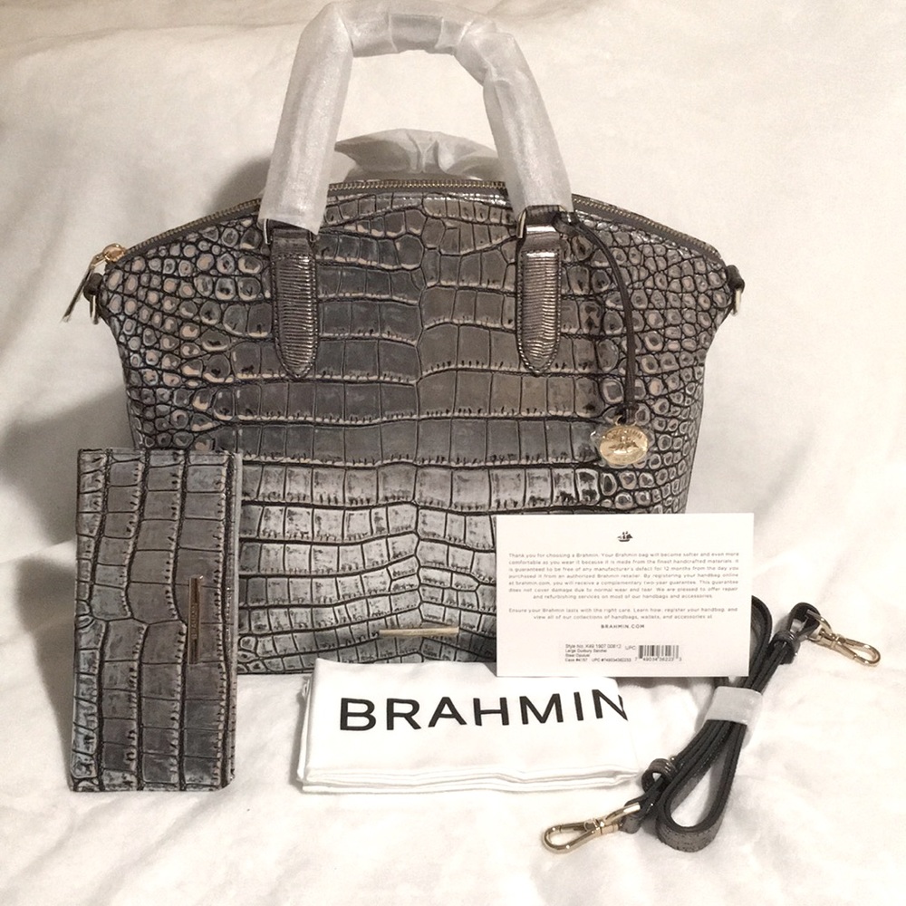 NWT “Sold Out” “One Of A Kind” Brahmin Large Duxbury and Ady Wallet